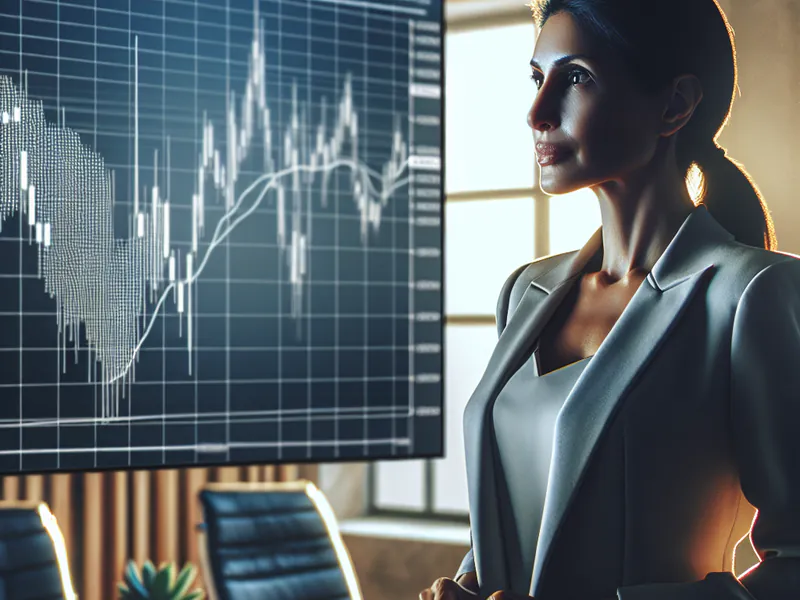 Photo of me looking at a cryptocurrency chart