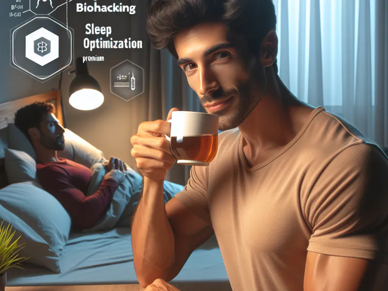 Alberto con taza de té antes de dormir