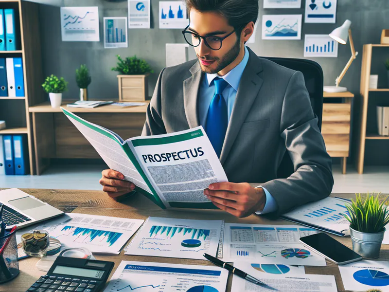moi, analysant le prospectus
