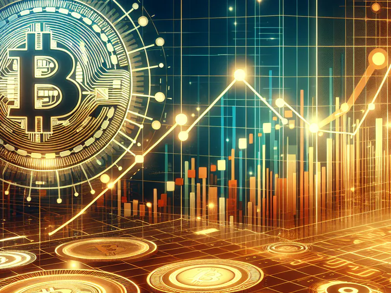 Graph showing the price of Bitcoin over time