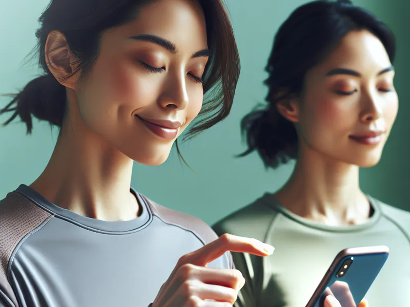 personne désactivant son smartphone