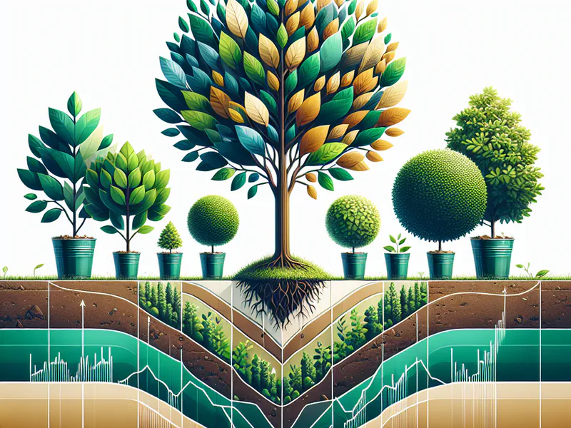 tree growing in a garden