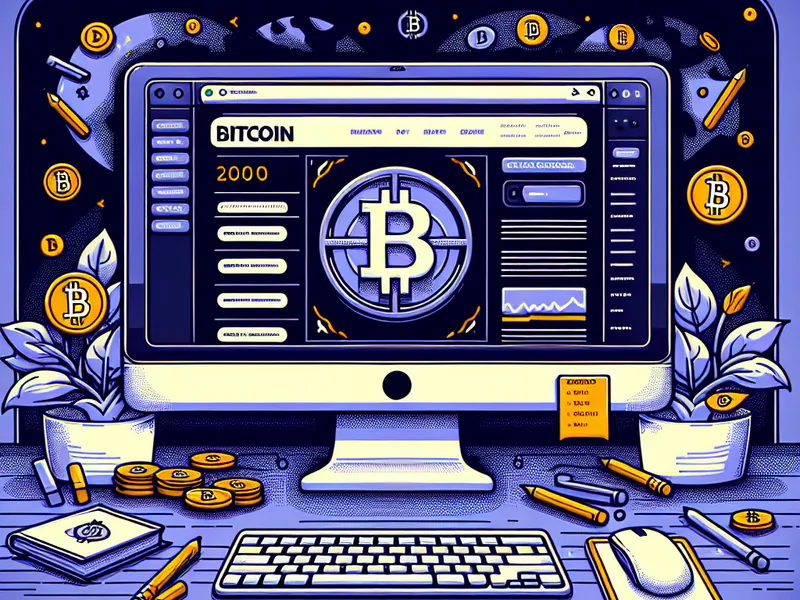 Un écran d'ordinateur montrant un forum Bitcoin en 2010
