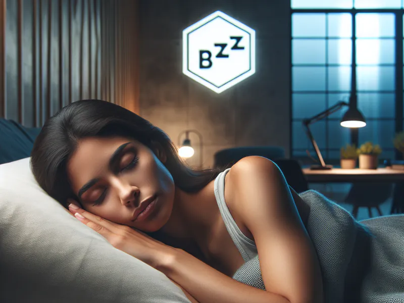A person trying to sleep