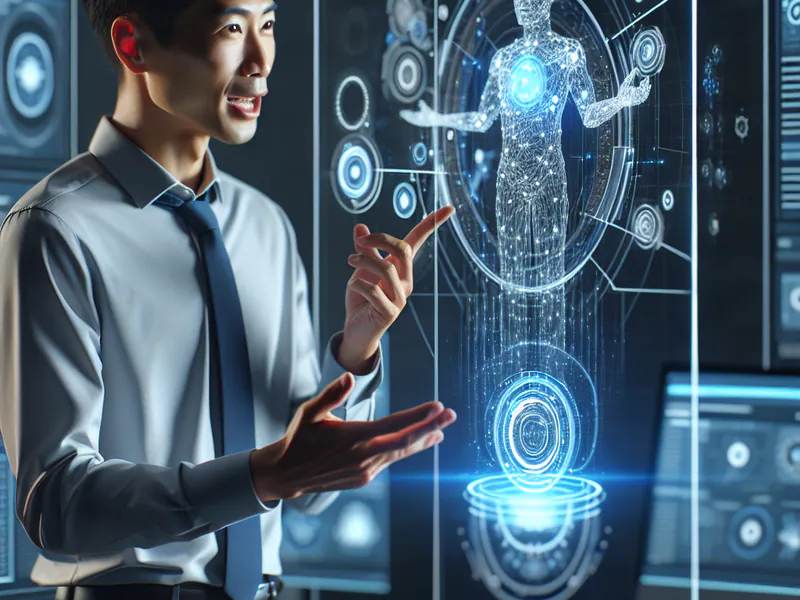 Max expliquant une technologie