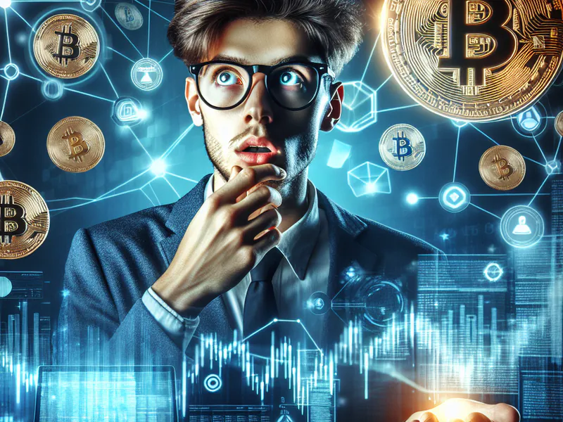 Un jeune homme fasciné par Bitcoin