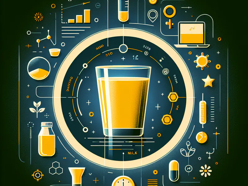 Un verre de lait d'or