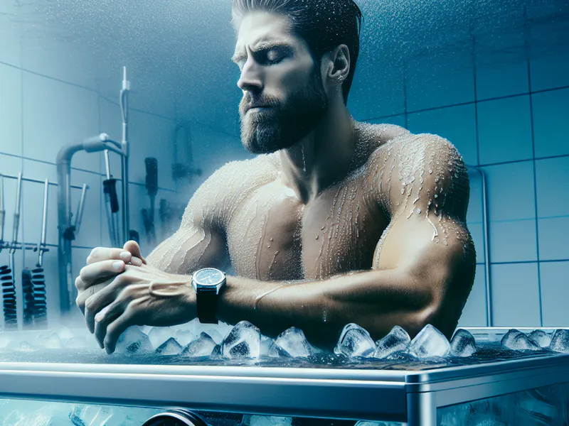 Wim Hof in ice