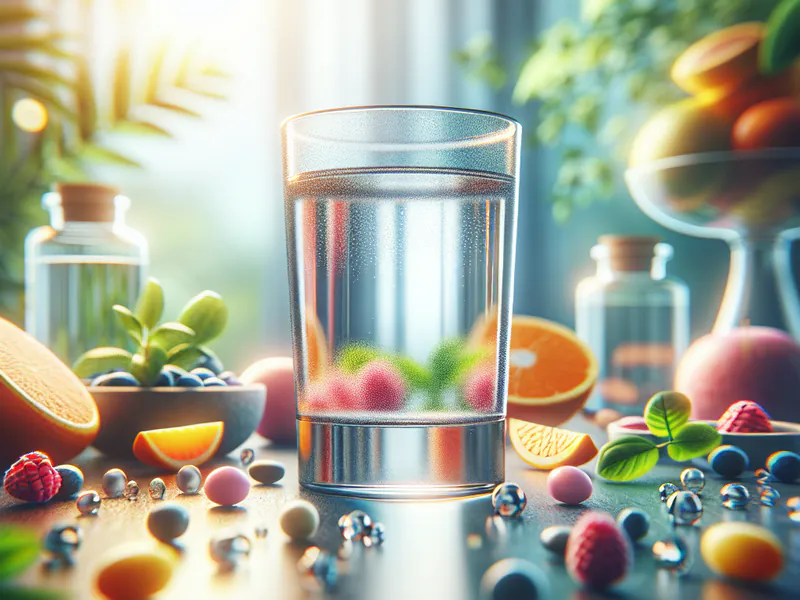 verre d'eau fraîche