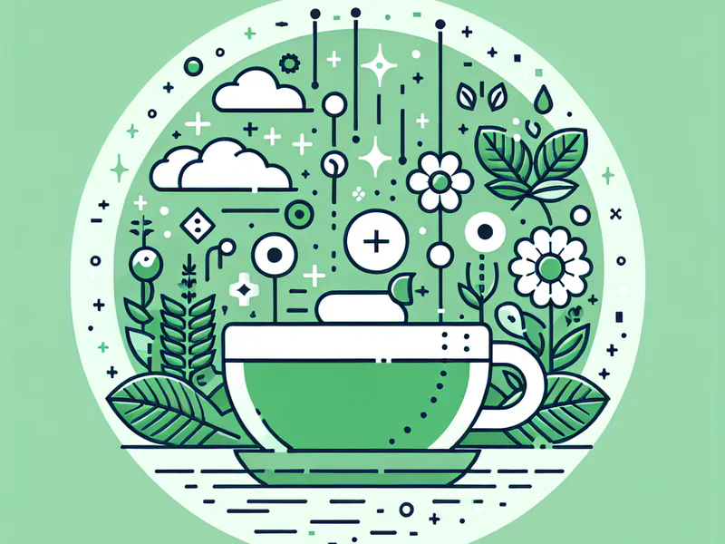 Taza de té de manzanilla