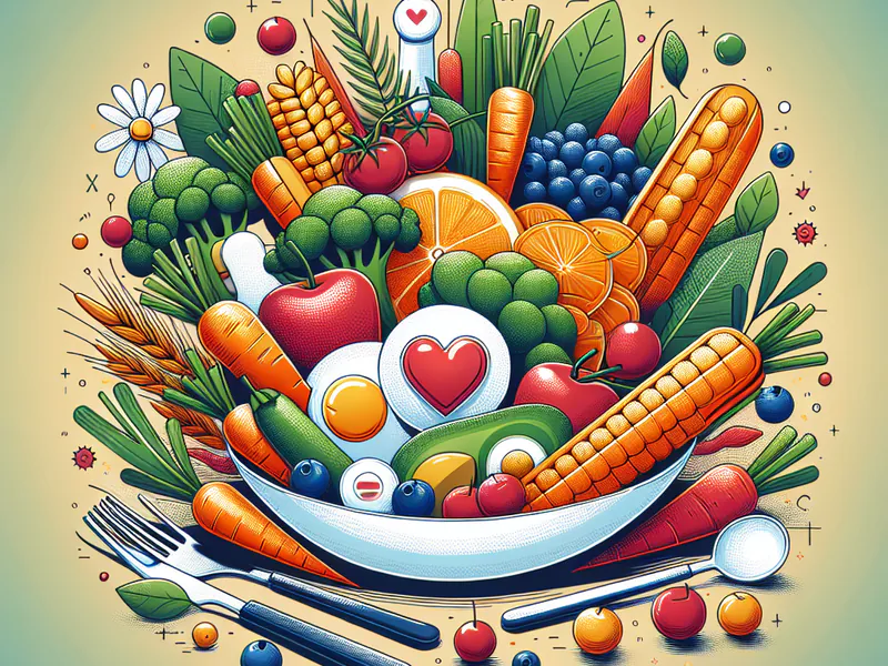 assiette de nourriture colorée et saine