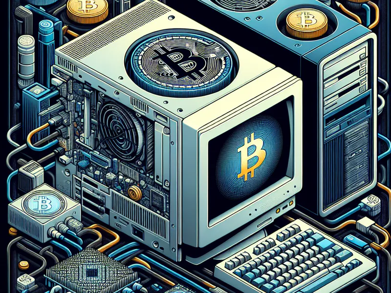 My old computer where I made my first bitcoin transaction