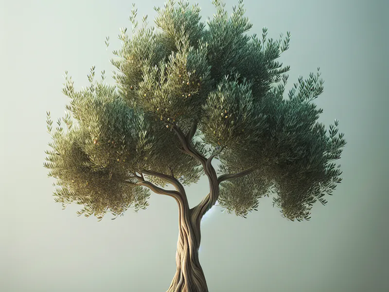 Un arbre d'olive