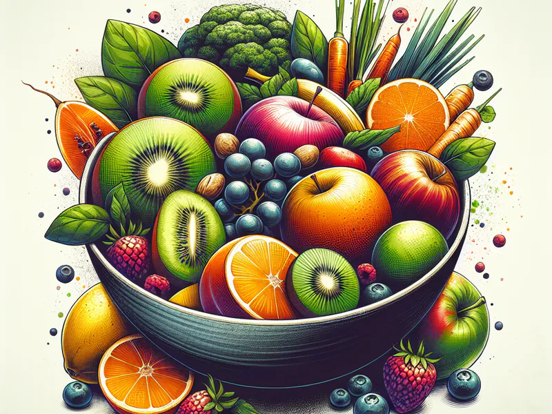 bol de fruits et légumes