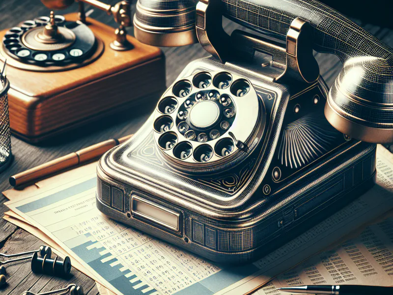 ancien téléphone à cadran