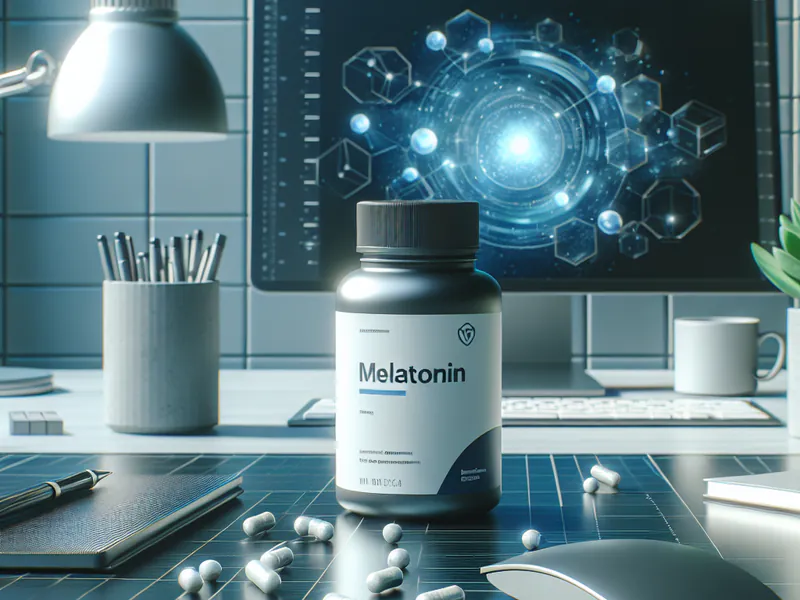 bottle of melatonin