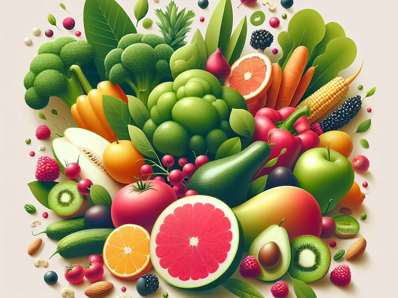 Des fruits et legumes variés