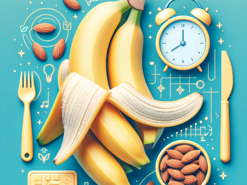 Bananas and almonds