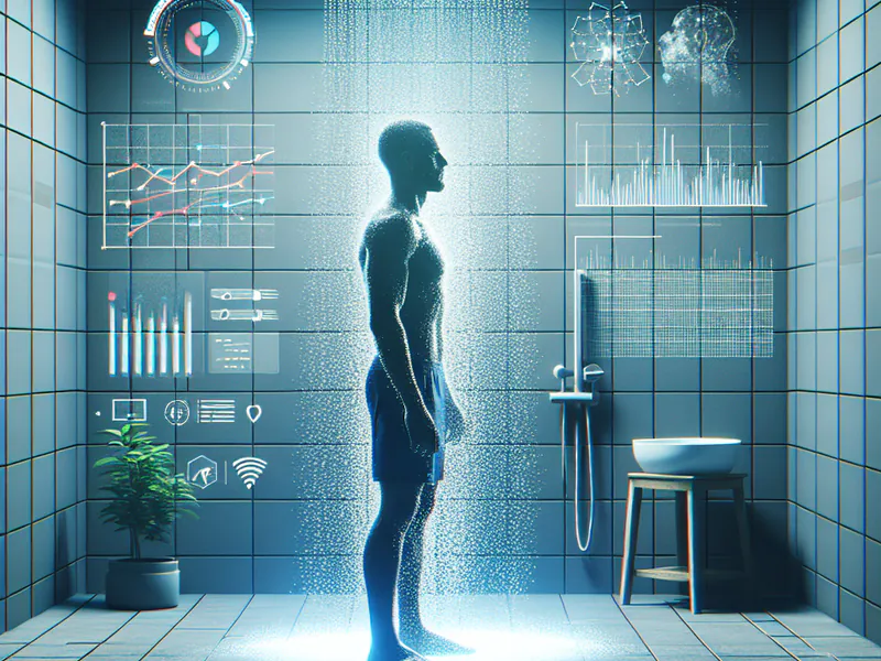 me standing in front of a cold shower
