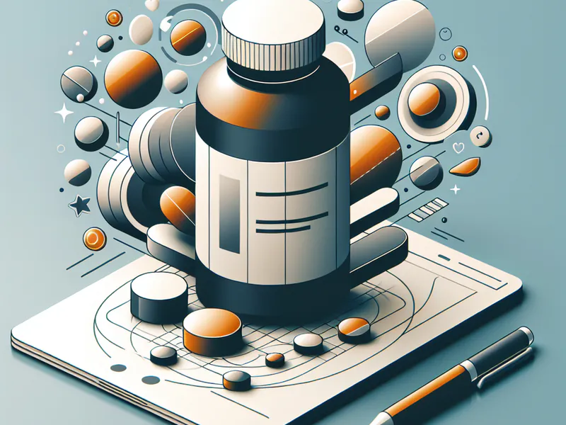 a bottle of multivitamins