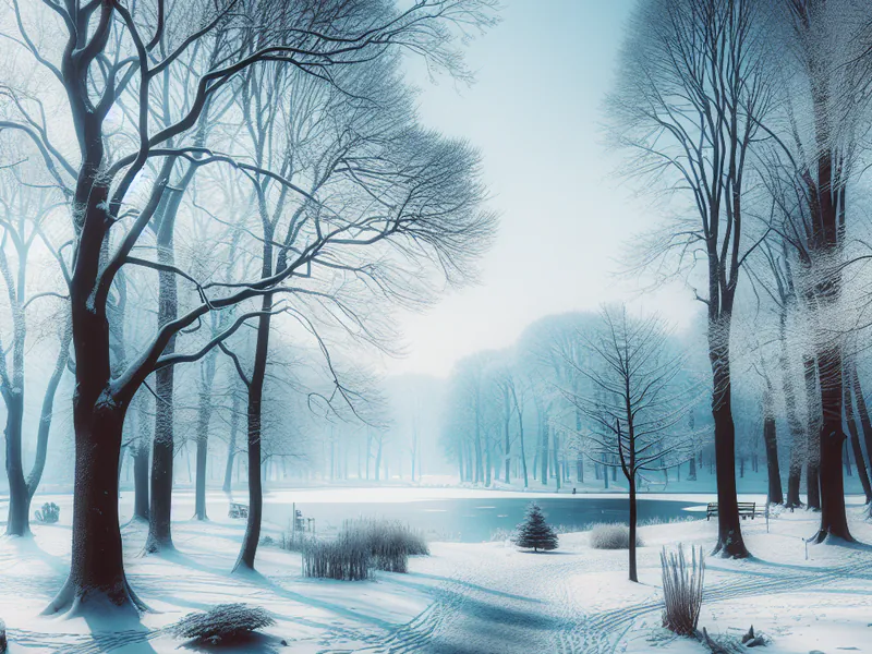 Le parc en hiver