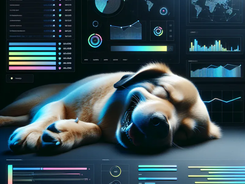 Happy Dog Sleeping